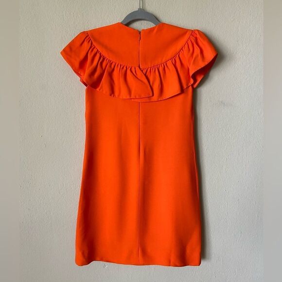 Rare! Miu Miu Mini Orange Dress Size 0 - Picture 4 of 7